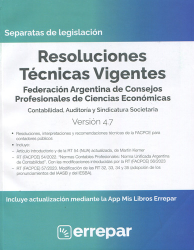 Separata De Resoluciones Técnicas Vigentes