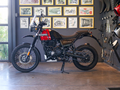 Royal Enfield Himalayan Bs4 Red Rock - Usada - Roja/negra