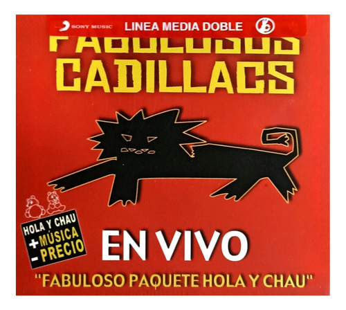  Los Fabulosos Cadillacs- En Vivo Hola Y Chau- 2 Cd's  Disco