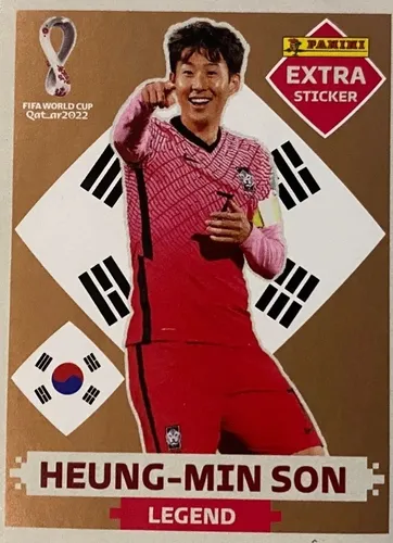 Lamina Bronze Extra Legend Heung Min Son Panini Qatar 2022