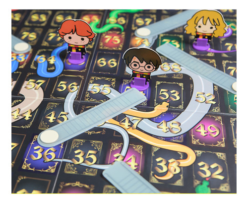 Juego Clásico Serpents & Staircases De Wizarding World Of Harry Potter, Juegos Infantiles, Juegos Para Toda La Familia Para Noches De Juegos, Para Adultos Y Niños A Partir De 5 Años