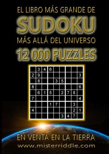 Libro: El Libro Más Grande De Sudoku Más Allá Del Universo -