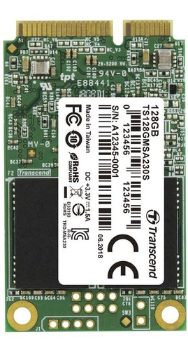 Transcend 128 Gb Sata Iii 6 Gb/s Msa230s Msata Ssd 2