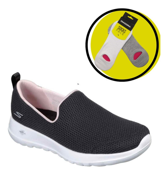 zapatillas skechers sin cordones de mujer