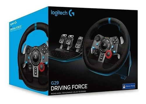 Volante Logitech G29 Gamer + Pedalera Racing Ps4 Ps3 Pc Gb