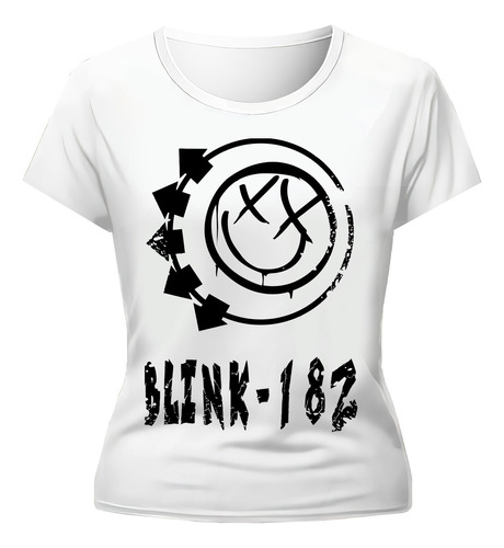 Remera Blink 182 Banda Diseños! Dama