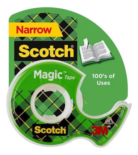 Pack 2x Cinta Adhesiva Mágica 3m Scotch Magic 810 19mm X 7m