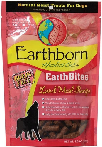 Earthborn Holistic  Earthbites Lamb Meal Recipe Natural Mois