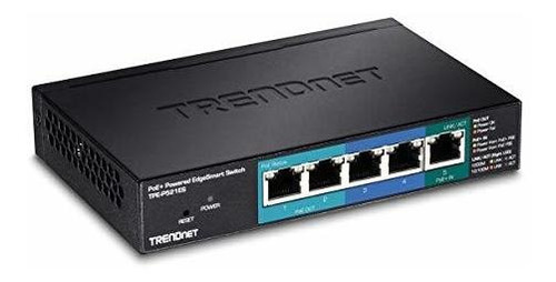 Trendnet De 5 Puertos Gigabit Poe + Interruptor Edgesmart Al