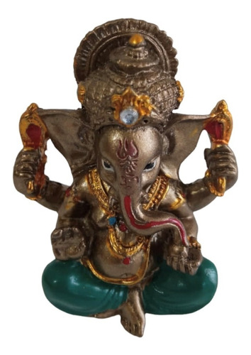 Ganesha Da Sorte Em Resina Enfeite Decoração - Escolha A Cor