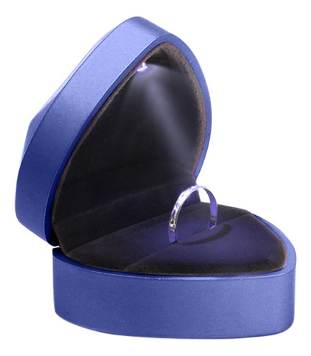 Caja De Protección De Anillos En Forma De Corazón En Forma D