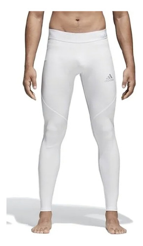 Pantalón De Comprenssion adidas De Hombre Talle L Blanco