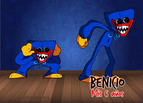 Libritos Para Pintar + Lapices Huggy Wuggy X 10