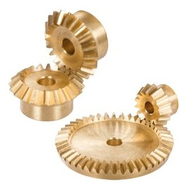 Bevel Gear Fabricada Laton Ms58 Modulo 1 40 Diente I 2: