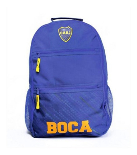 Mochila Boca Juniors Urbana 17p Logo Relieve 28701 Mapleweb