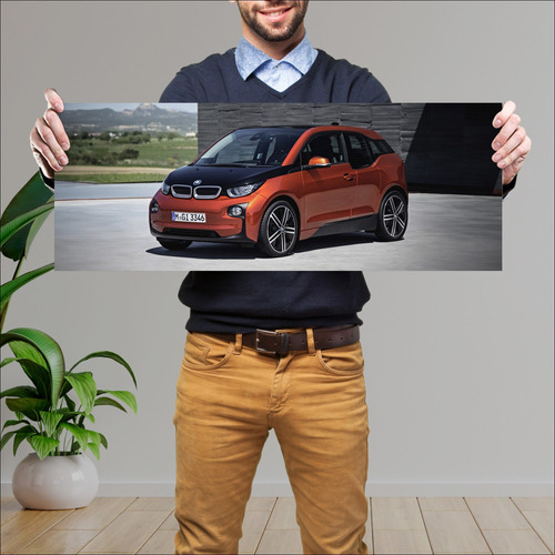 Cuadro 30x80cm Auto 2013 Bmw I3 84579 15