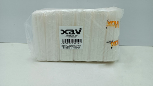 Imagen 2 de 2 de Bulto 12 Paquete 200 Pitillo Forrado Plast Todopet 1381 Xavi