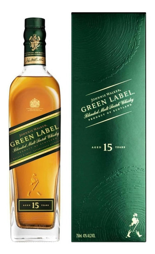 Whisky Johnnie Walker Green Label 750ml 