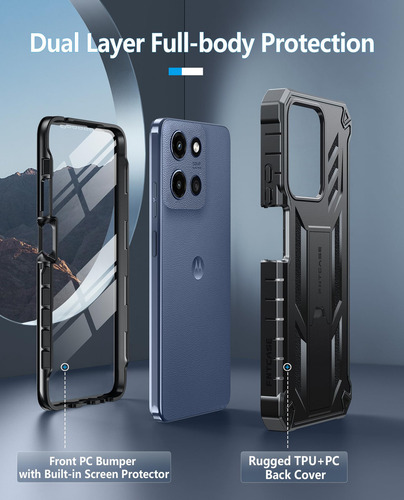 Capa De Celular Com Suporte Para Motorola Moto G 5g 2025 C