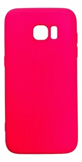 Case Capinha Case Ccs Aveludada Para Samsung Galaxy Cor Pink Galaxy S7 Edge