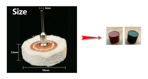 Paño Pulido De Joyas Plata Oro Abrasivo Ruedas Pulir