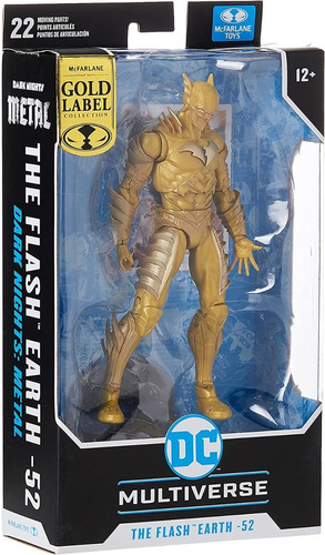 Dc Multiverse The Flash Earth-52 Gold Label Collection 