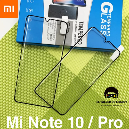Vidrio Templado Curvo Para Xiaomi Mi Note 10 / Pro