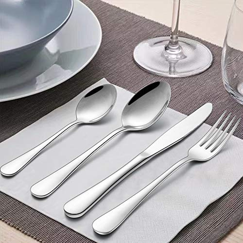 Tenedor Con Cuchara Y Cuchillo De Acero Inoxidable 30 Pzas