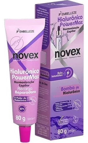 Leave-in Novex Recarga Hialuronico Powermax 80gr