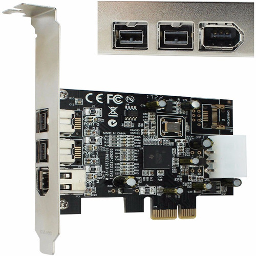 Placa Pci Firewire 800 400 Ieee 1394b 1394a Pci-e Express