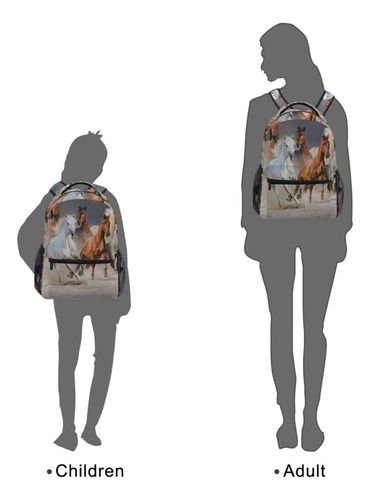 Mftjyo Mochila De Caballos Para Niñas De 10 A 12 Años De De
