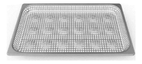 Bandeja En Acero Perforada 53x33 Marca Unox. Bredys