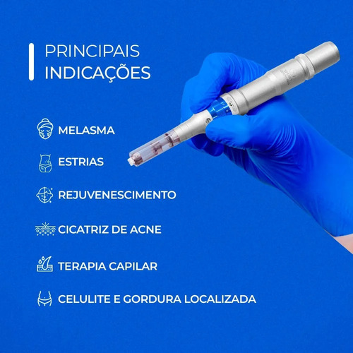 Caneta Dermapen Smart Gr Microagulhamento Sem Fio C/ Anvisa