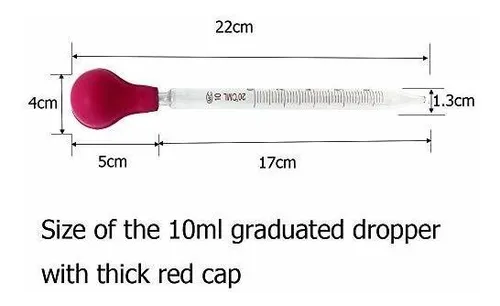 Pipetas De Vidrio Graduadas Oess 10ml - 4 Uds.