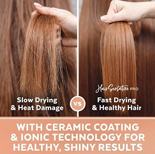 Imagen 3 de 6 de Hair Dryer Brush - Hot Hair Brush Dryer With Ion Generator,