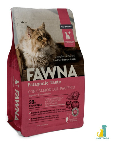 Fawna Gato Sterilized X 3 Kg - Happy Tails