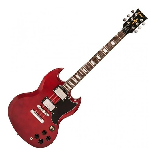 Guitarra Eléctrica Encore E69 - Sg - Cherry Red