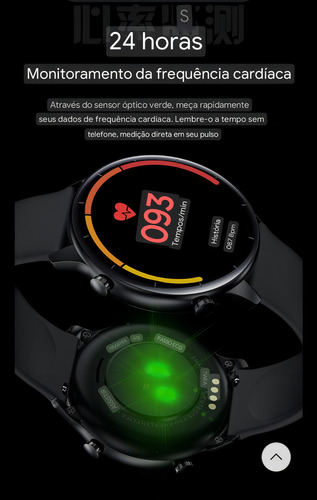 Relógio Inteligente Smartwach Series L21 Para Celular Redmi Cor da caixa Branco Cor da pulseira Note 10 PRO Cor do bisel Preto Prata ou Rose
