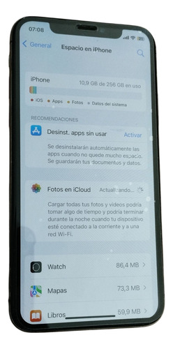 Iphone X Apple 256gb 3gb Ram Impecable 91% Batería Negro (Usado)