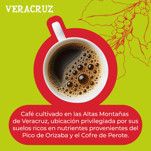 Café Molido Veracruz Certificado Rfa, Café 1968