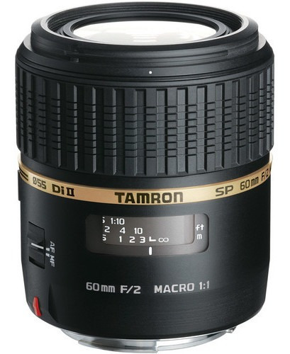 Lente Tamron Sp 60mm F/2 Di Ii Ld If Para Nikon Aps-c 1:1 Ma