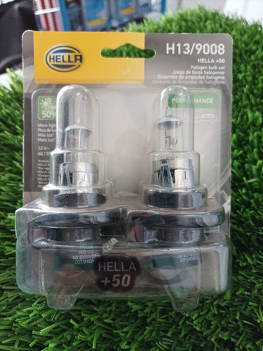 Bombillo H13 Hella 50%+luz 