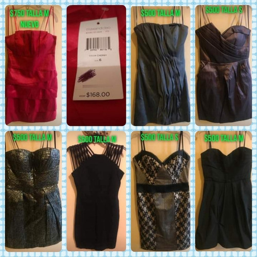 Se Venden Hermosos Y Finos Vestidos Talla S-m Son 7 En Total