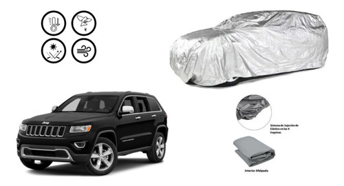 Cubierta Funda Cubre Auto Afelpada Grand Cherokee 3.6l 2015