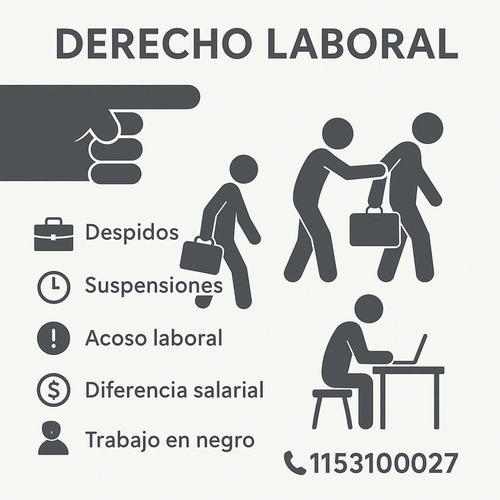 Abogado Estudio Juridico Penal/sucesion/despido/divorcio