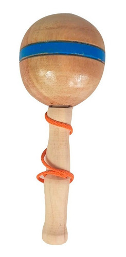 Brinquedo Bilboque Tradicional Bola - Unidade - Em Madeira
