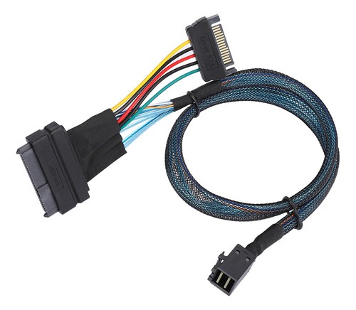 Cable Adaptador Sff8643 A Miniservidor Sff8639 15p Power Lin