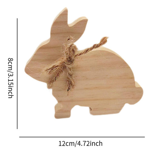 Señal De De Madera, Centro De Mesa De Mesa De Conejo Sin