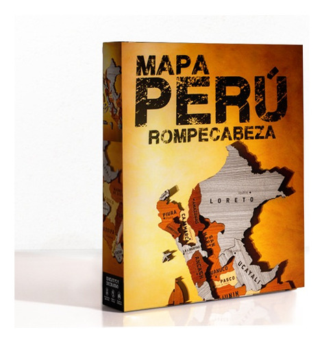 Puzzle 3d Mapa Del Peru- Multicolor