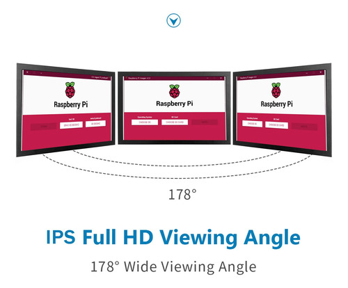 Jnityopt Hd Monitor De 7 Pulgadas Pantalla Hdmi Lcd 1024 * 6
